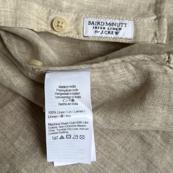 J.CREW BUTTON DOWN LINEN SHIRT, XSP - Picture 6 of 11
